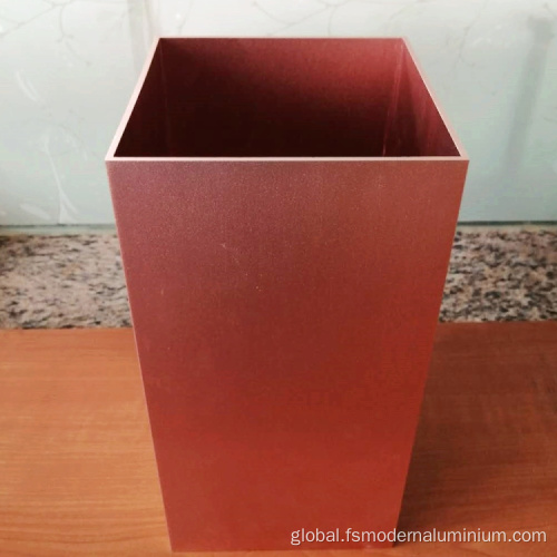 Black Square Hollow Section Square Tubes Customized Various Color Extrusion Manufactory